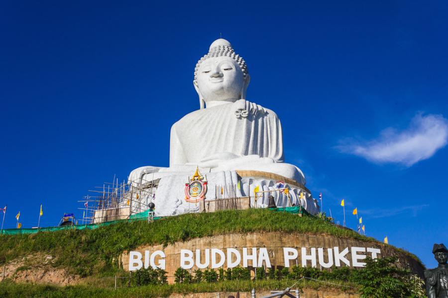 Posąg Buddy na wyspie Phuket
